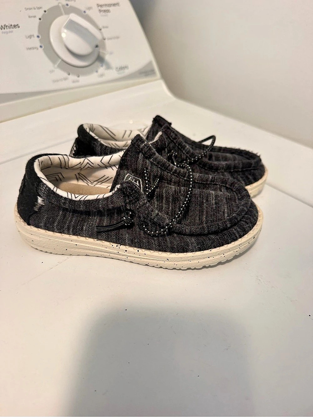 Toddler Hey Dude Black Casual Shoes